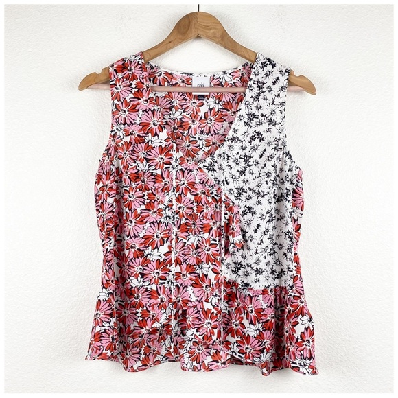 Cabi Seraphina Floral Tank Top Size Small - Picture 2 of 8
